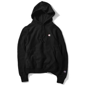 Black Champion Reverse Weave Hoodie